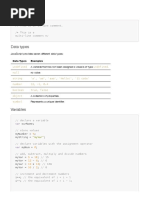 Comments: Javascript Provides Seven Different Data Types