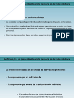 Presentacion Goffman 2021-2 La Presentacion de La Persona en La Vida Cotidiana