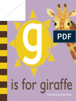 G Is For Giraffe