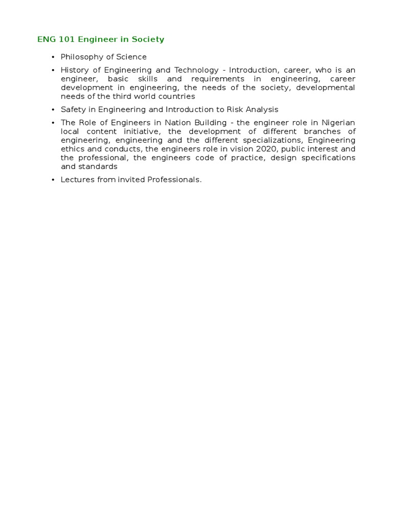 Engineer In Society Pdf