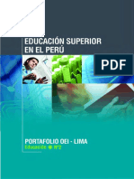 Oei - Educacion Superior en El Peru