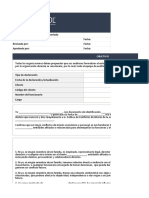 B-DeI 001 Modelo Declaración de Conflicto de Interés