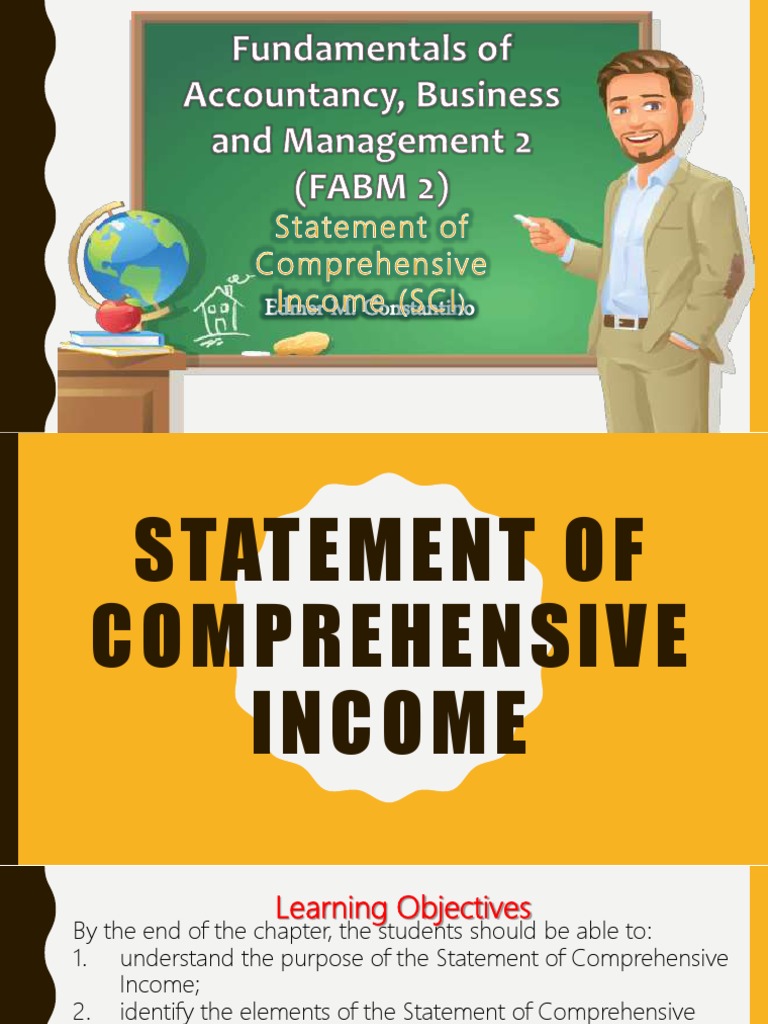 Statement of Comprehensive Income Overview | PDF | Bad Debt | Revenue
