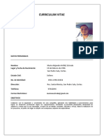 Curriculum Vitae: Datos Personales