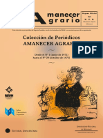 Colección de periódicos Amanecer Agrario 1972-1975