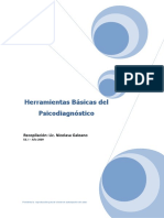 Herramientas Basicas Del Psicodiagnostic