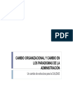 3. Cambio Organizacional. Estructuras Pos Modernas. Filmina