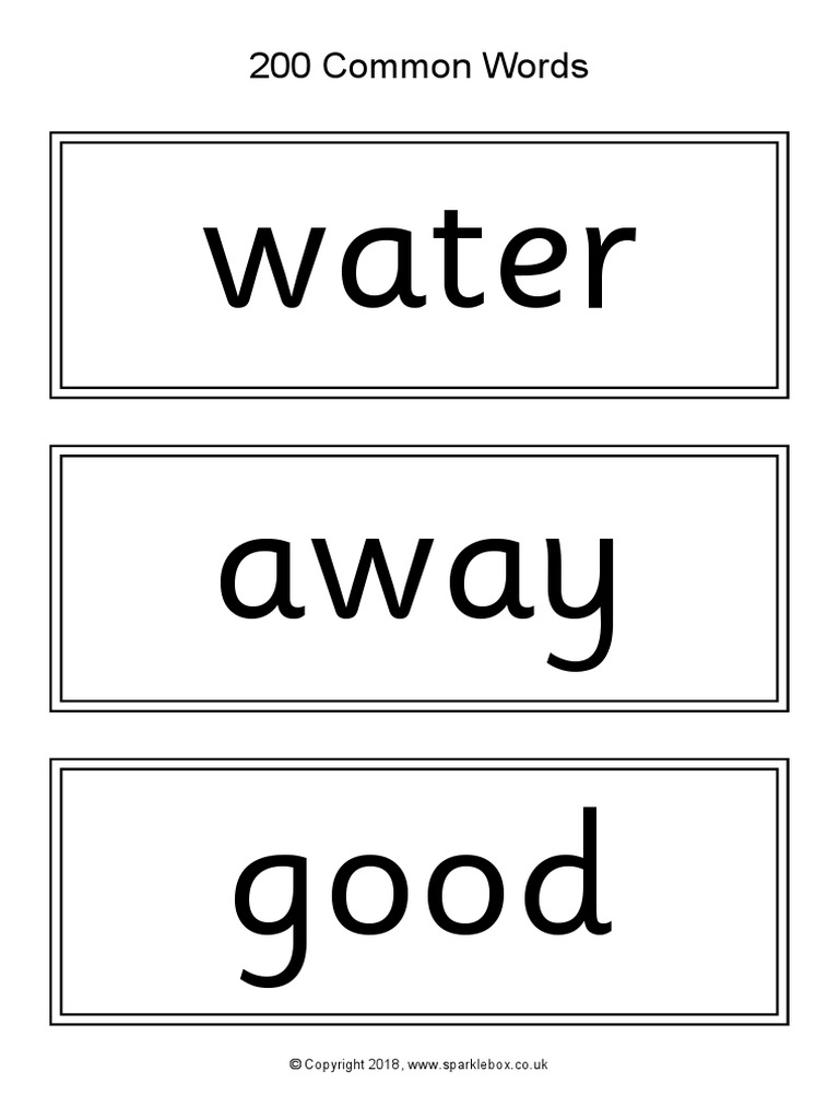 200-common-words-pdf