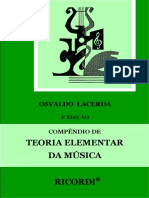 Compêndio de Teoria Elementar Da Música - Osvaldo Lacerda