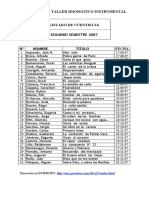 Listado Cuentistas 2007