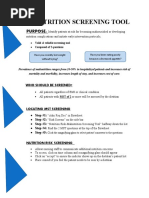 MST Malnutrition Screening Tool Guide | PDF | Weight Loss | Malnutrition