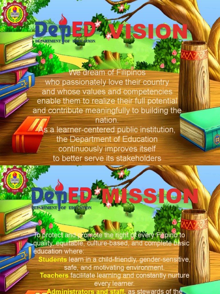 Deped Vision Mission Core Values PDF