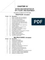 Acquisition and Disposition of Property, Plant, and Equipment