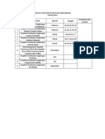 JADWAL KESEHATAN 2021