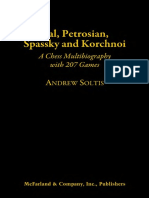 Tal , Petrosian, Spassky, And Korchnoi- Andrew Soltis