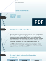 Metode Penelitian - ETNOGRAFI RESEARCH 