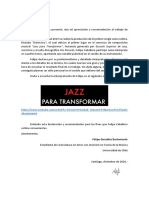 Carta de recomendación. Felipe Caballero