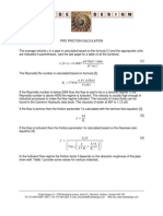 Pipe Friction Loss