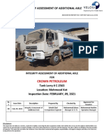 Axle Integrity Assessment