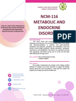 NCM116 - Metabolic - Endocrine Disorders