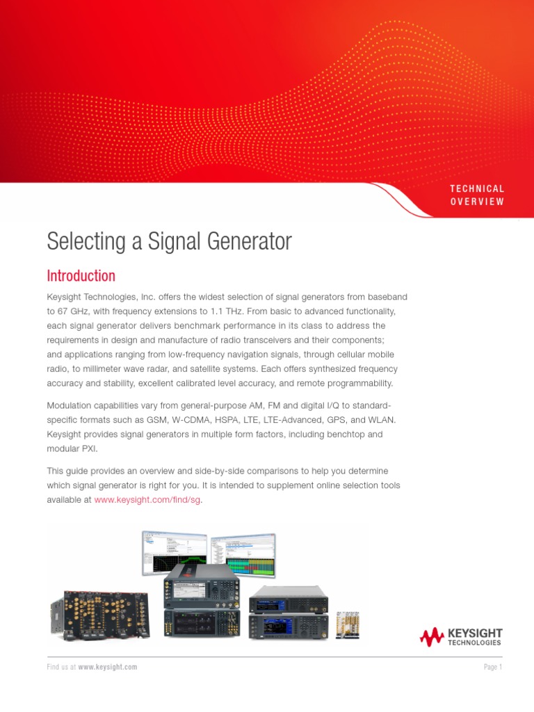 Signal Generator | PDF