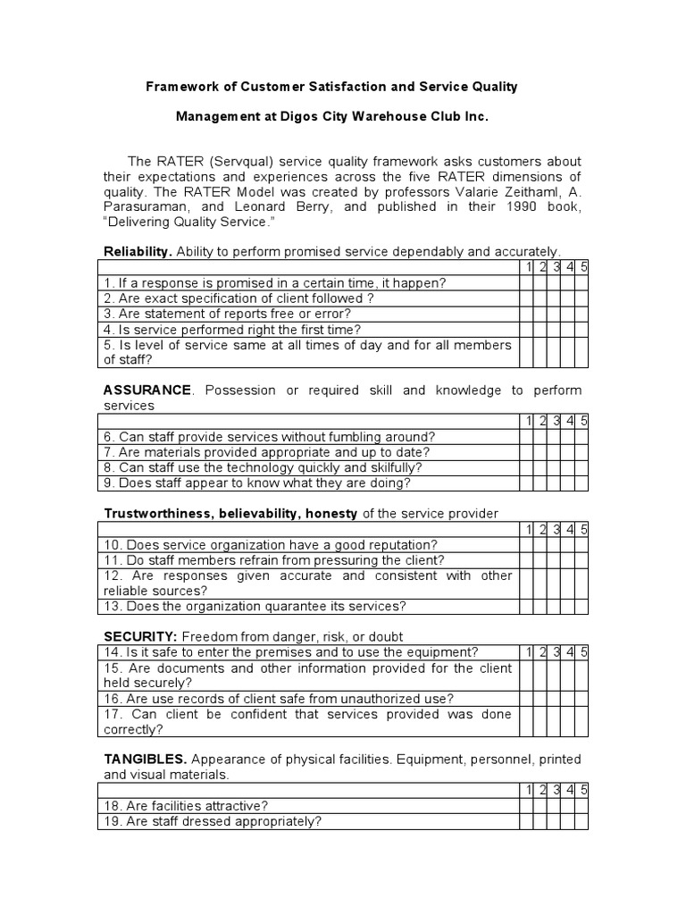 The RATER Model | PDF | Human Nature | Communication