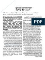 Sebuah Survei Global Penerimaan Potensial Dari COVID-19 Vaksin