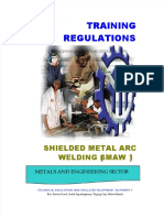 PDF Training Regulations Shielded Metal Arc Welding Smaw I