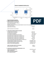 Design of Combined Footing (Cf1)