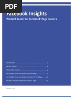 Download Insights for Facebook Pages Product Guide by Facebook SN50229612 doc pdf