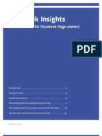 Download Insights for Facebook Pages Product Guide by Facebook SN50229612 doc pdf