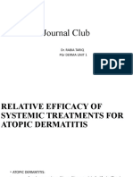 Journal Club: Dr. Rabia Tariq PGR Derma Unit 1