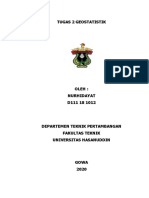 Tugas 2 Geostatistik Oleh Nurhidayat D111 18 1012