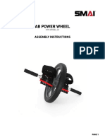 Ab Power Wheel: Assembly Instructions