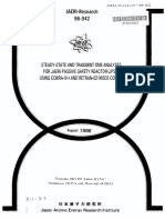 Steady-State and Transient DNB Analyses For Jaeri Passive Safety Reactor (JPSR) Using Cobra-Iv-I and Retran-02/Mod3 Codes