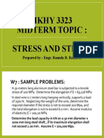 MKHY 3323 Midterm Topic: Stress and Strain: Prepared By: Engr. Ramela B. Ramirez