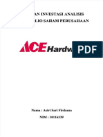 PDF Laporan Investasi Analisis Portofolio Saham Perusahaan Acesjkdocx DL