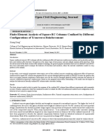 Finite Element Analysis of Square RC Columns Confined by Different