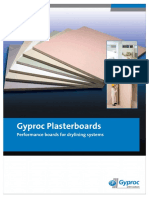 Gyproc Plasterboard Catalogue