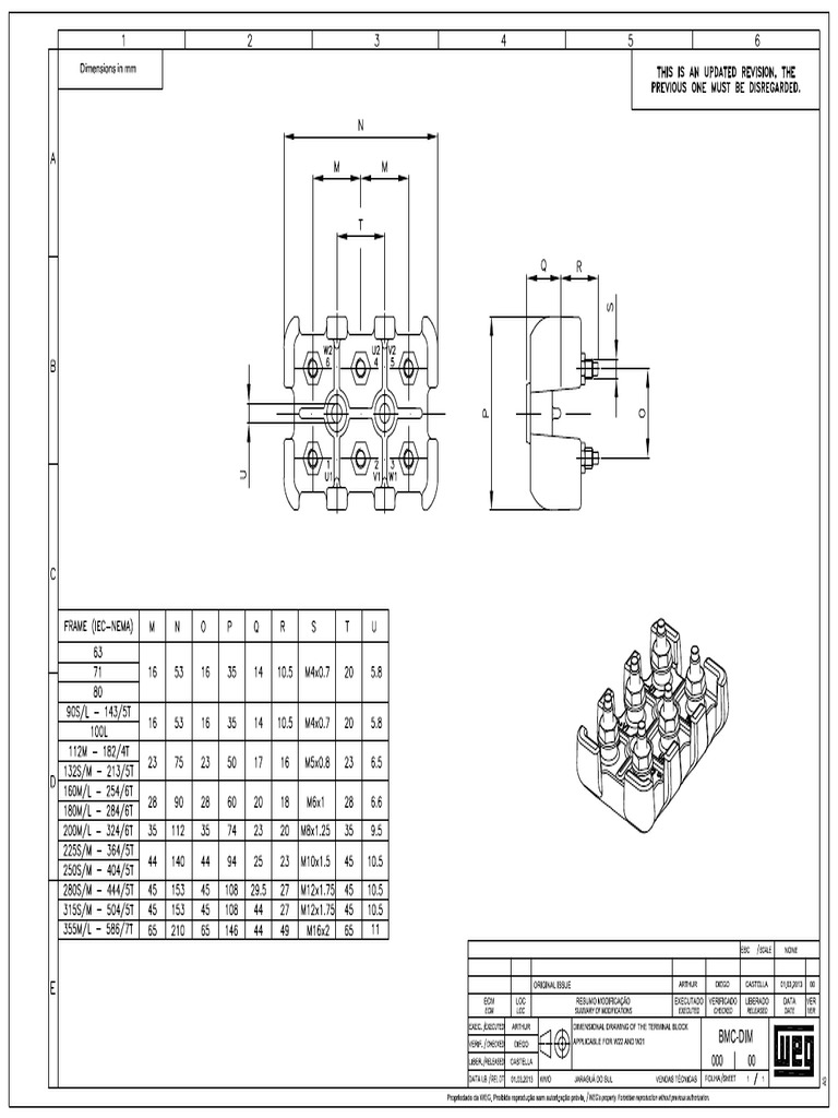 Terminal Block Dimensions | PDF
