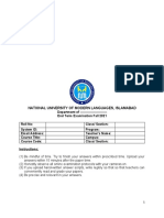 Annex-B: National University of Modern Languages, Islamabad