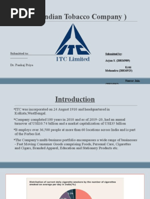 itc indian tobacco company careers CA Industrial Trainee at Limited: Apply Now! ITC Tobacco Division Overview and