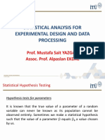 Week8 Statistical Hypothesis Testing