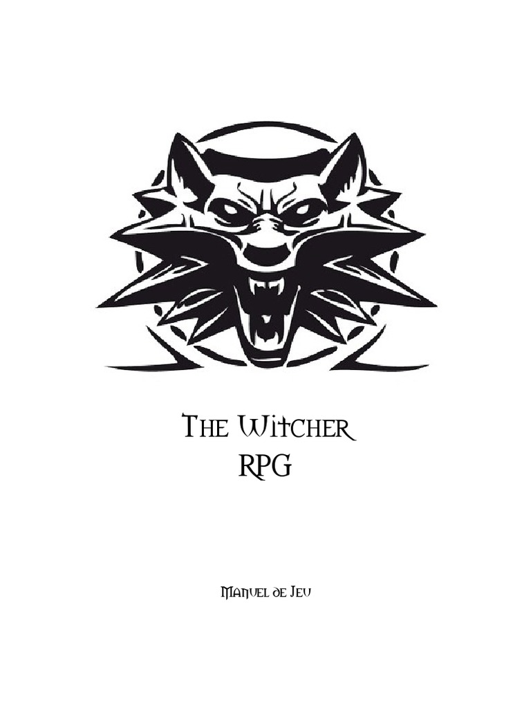 The Witcher Manuel Pdf Elfe Nain Middle Earth