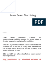 Laser Beam Machininig