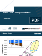 PTFI's Block Cave Underground Mines