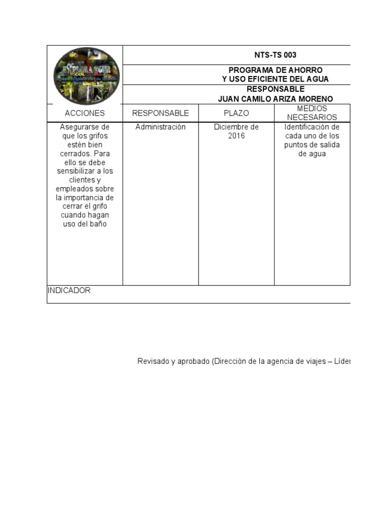 Anexo 15. Programa de Ahorro y Uso Eficiente Del Agua | PDF