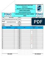 Asistencia Abril