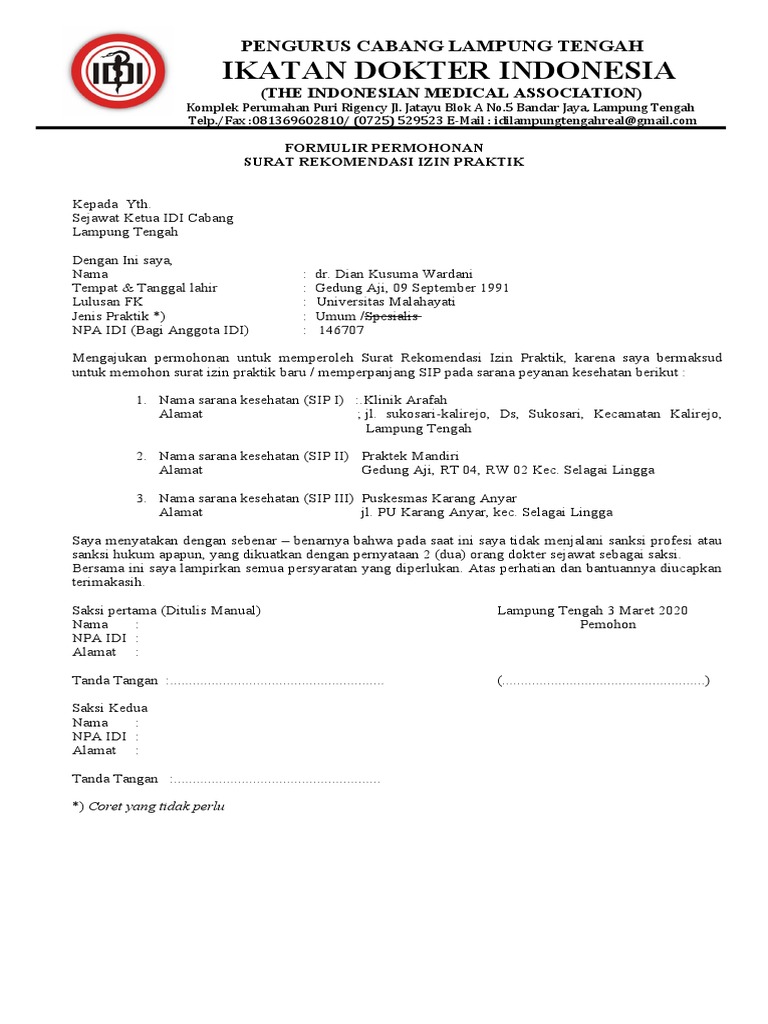 form-rekomendasi-form-trip-pdf