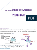 Problems (Equilibrium of Particles